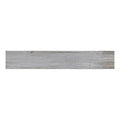 Gray matte porcelain tile with wood grain texture in 6x36 inch plank size