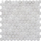 Cotton White Hexagon Tile