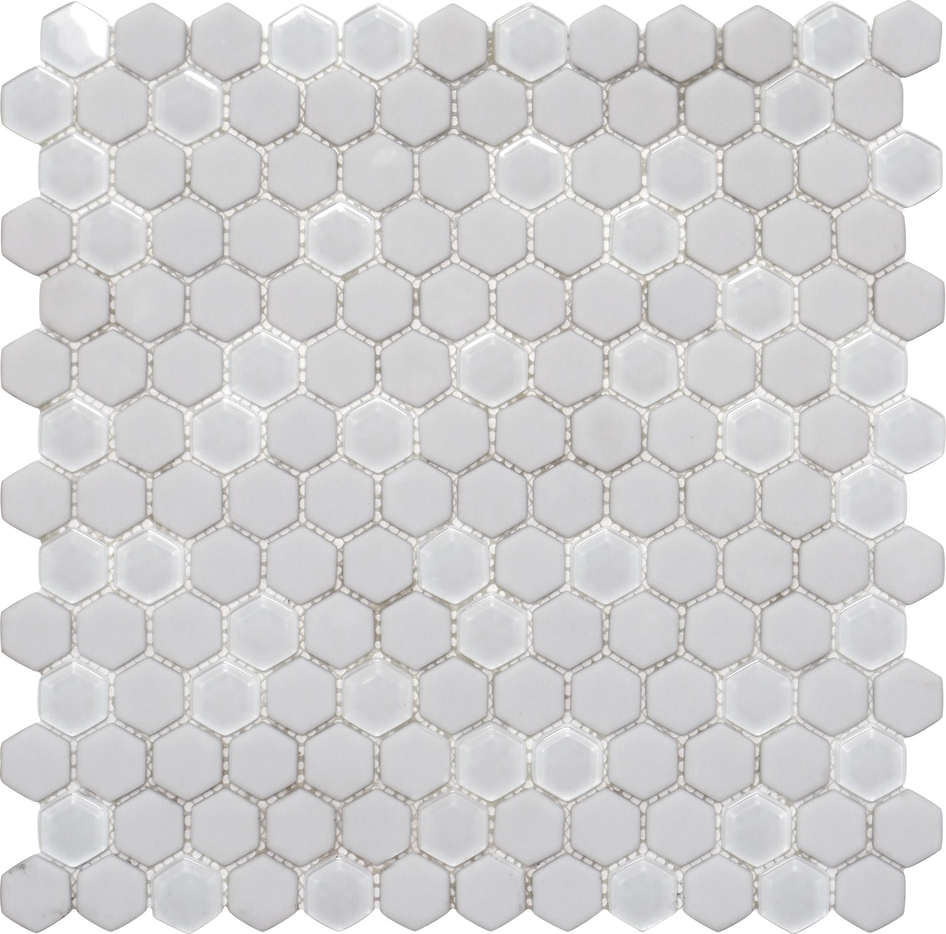 Cotton White Hexagon Tile