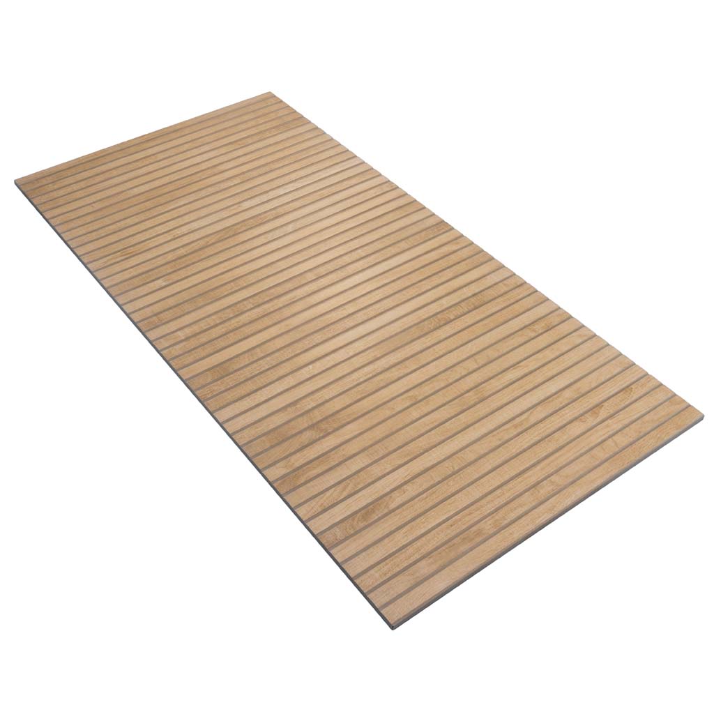 Brown Wood-Look Rectangular Tile